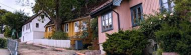 Damstredet y Telthusbakken: las antiguas casas de madera de Oslo